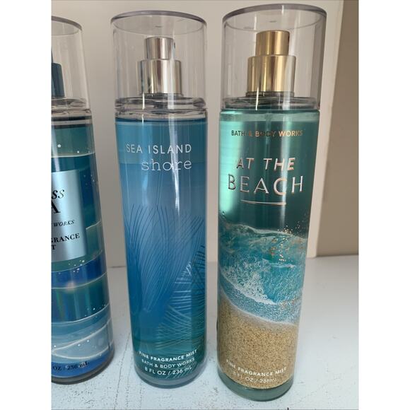 Lot Of (4) - Bath & Body Works BEACH Collection Fragrance Mist Spray Brand New - Picture 3 of 3